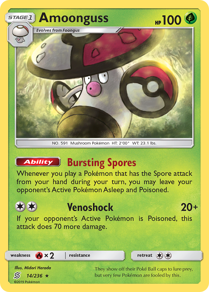 Amoonguss (14/236) [Sun & Moon: Unified Minds] | Exor Games Bridgewater