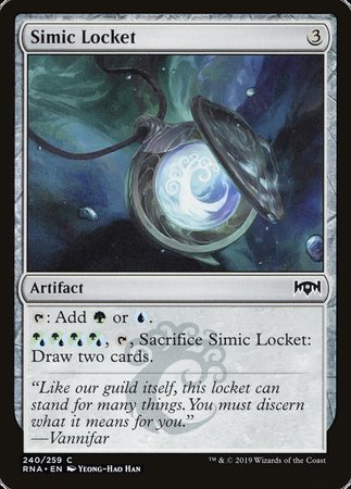 Simic Locket [Ravnica Allegiance] | Exor Games Bridgewater