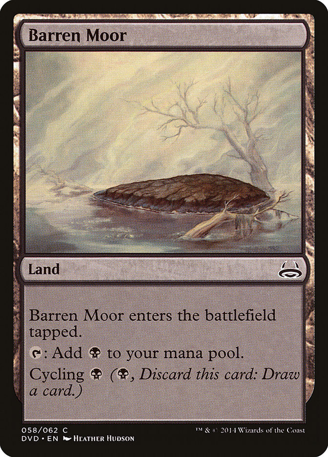 Barren Moor (Divine vs. Demonic) [Duel Decks Anthology] | Exor Games Bridgewater