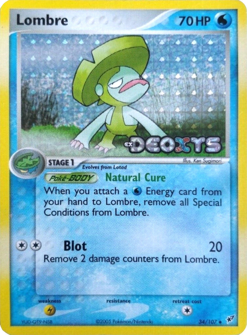 Lombre (34/107) (Stamped) [EX: Deoxys] | Exor Games Bridgewater