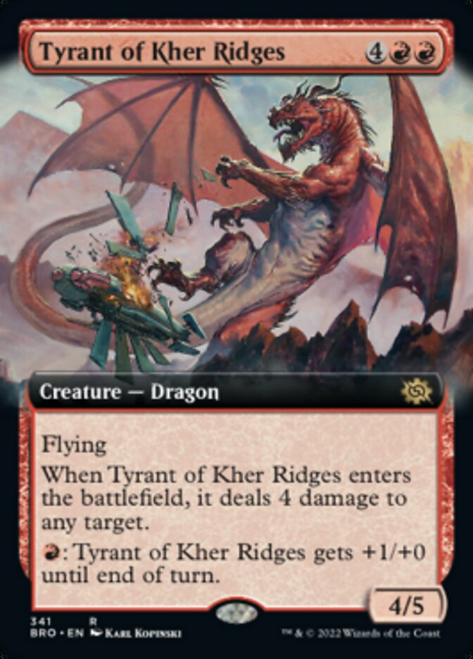 Tyrant of Kher Ridges (Extended Art) [The Brothers' War] | Exor Games Bridgewater