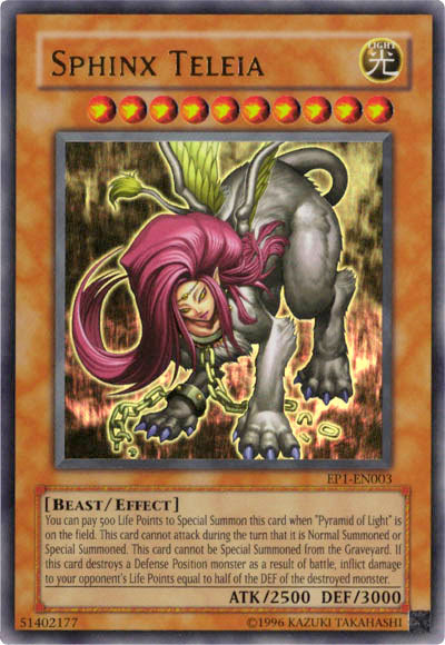 Sphinx Teleia [EP1-EN003] Ultra Rare | Exor Games Bridgewater