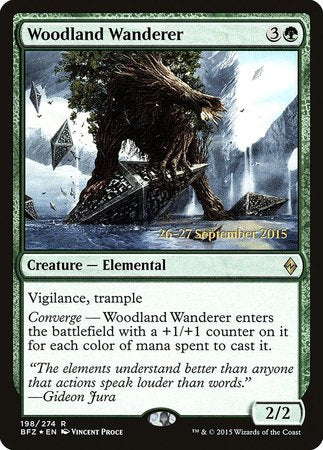 Woodland Wanderer [Battle for Zendikar Promos] | Exor Games Bridgewater