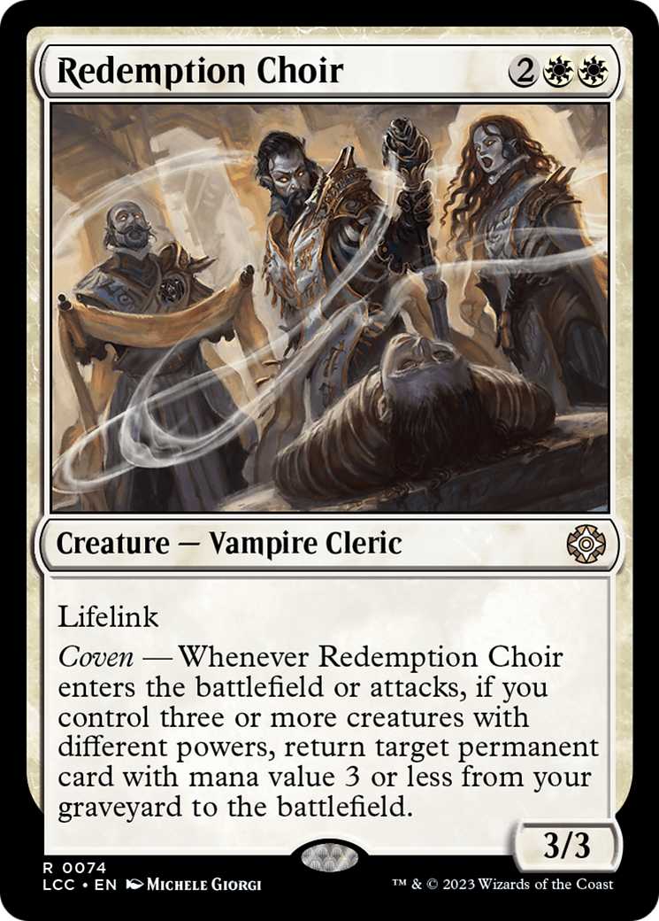 Redemption Choir [The Lost Caverns of Ixalan Commander] | Exor Games Bridgewater