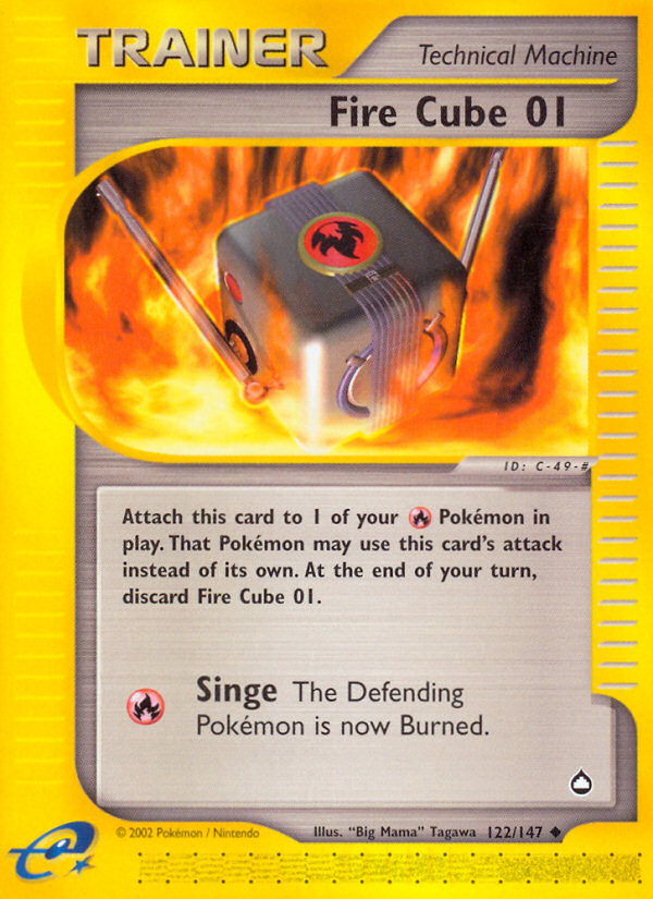 Fire Cube 01 (122/147) [Aquapolis] | Exor Games Bridgewater