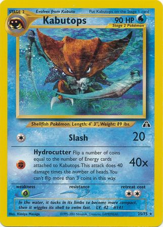 Kabutops (25/75) [Neo Discovery Unlimited] | Exor Games Bridgewater