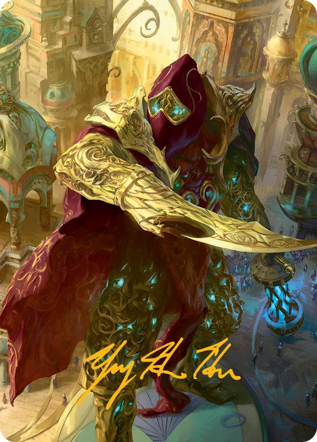 Baral, Chief of Compliance Art Card (Gold-Stamped Signature) [March of the Machine Art Series] | Exor Games Bridgewater