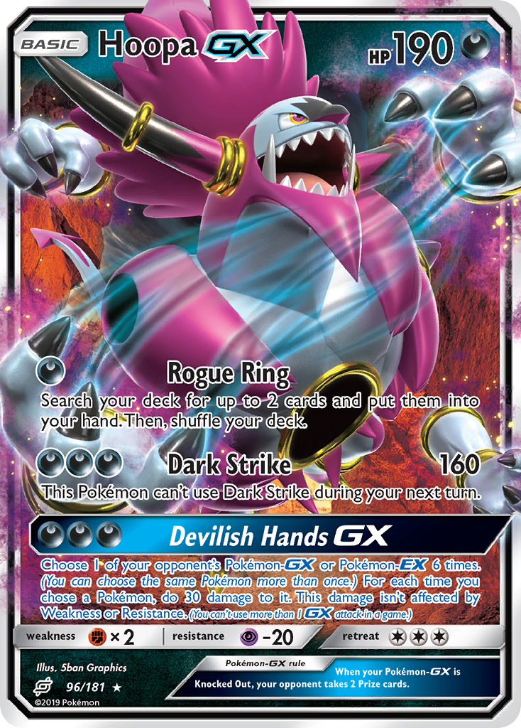 Hoopa GX (96/181) [Sun & Moon: Team Up] | Exor Games Bridgewater