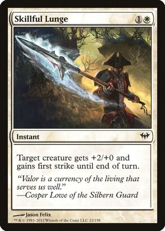 Skillful Lunge [Dark Ascension] | Exor Games Bridgewater