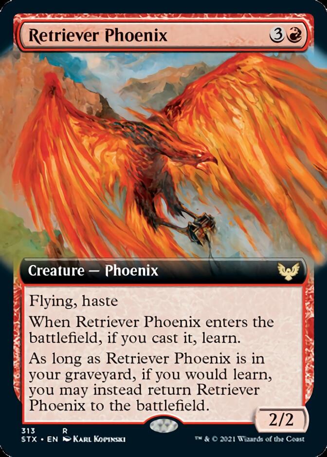 Retriever Phoenix (Extended) [Strixhaven: School of Mages] | Exor Games Bridgewater