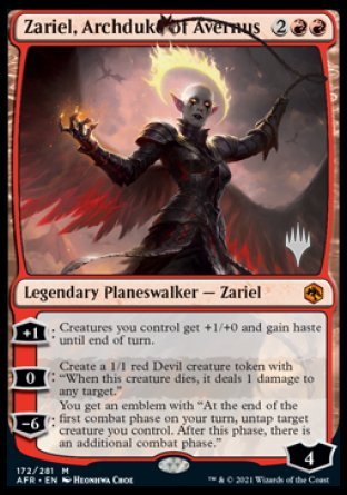 Zariel, Archduke of Avernus (Promo Pack) [Dungeons & Dragons: Adventures in the Forgotten Realms Promos] | Exor Games Bridgewater