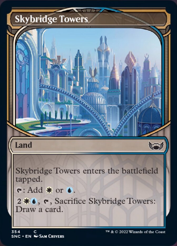 Skybridge Towers (Showcase Skyscraper) [Streets of New Capenna] | Exor Games Bridgewater