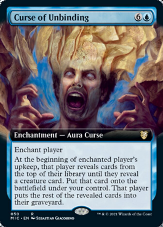 Curse of Unbinding (Extended) [Innistrad: Midnight Hunt Commander] | Exor Games Bridgewater