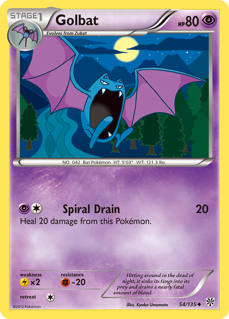 Golbat (54/135) [Black & White: Plasma Storm] | Exor Games Bridgewater