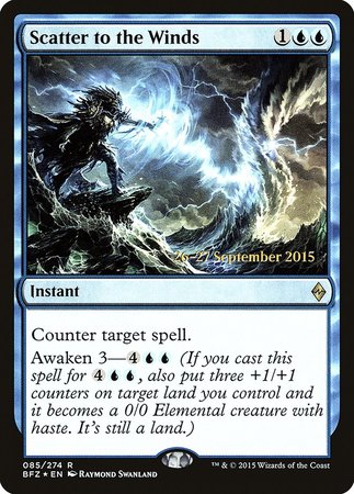 Scatter to the Winds [Battle for Zendikar Promos] | Exor Games Bridgewater