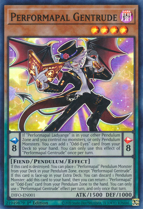 Performapal Gentrude [DIFO-EN001] Super Rare | Exor Games Bridgewater