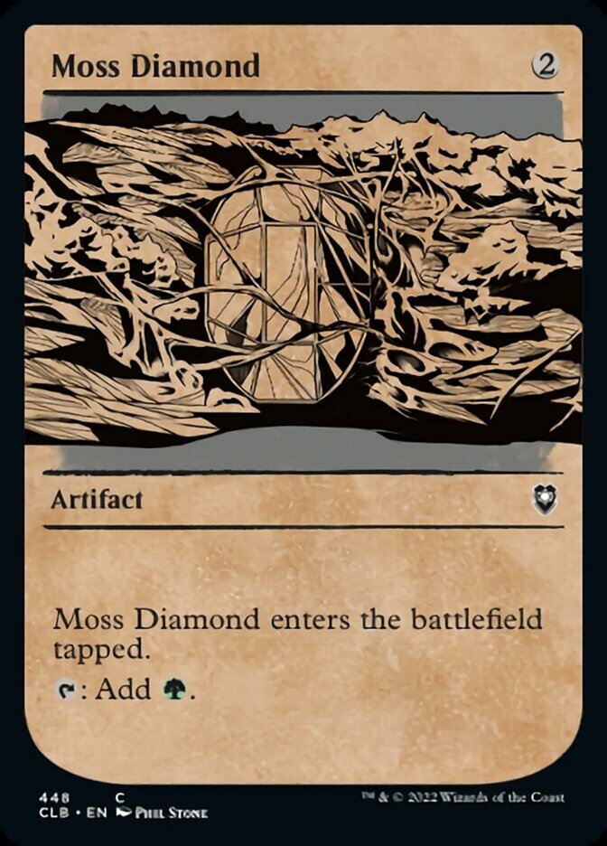 Moss Diamond (Showcase) [Commander Legends: Battle for Baldur's Gate] | Exor Games Bridgewater