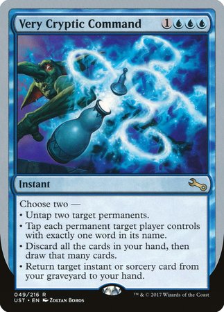 Very Cryptic Command (B) [Unstable] | Exor Games Bridgewater