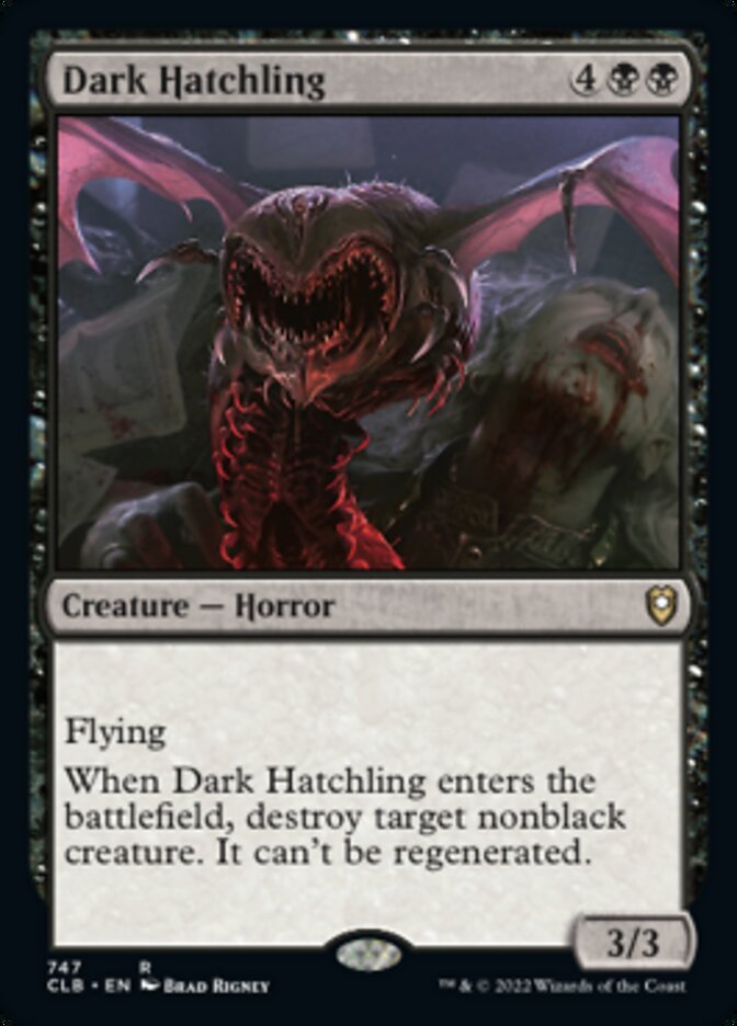 Dark Hatchling [Commander Legends: Battle for Baldur's Gate] | Exor Games Bridgewater