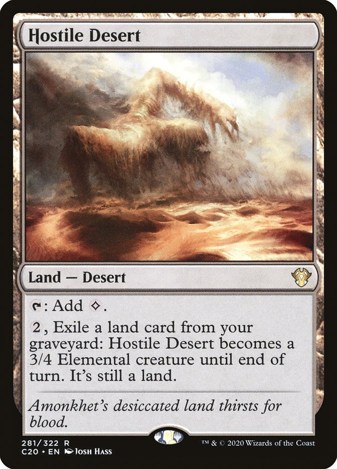 Hostile Desert [Commander 2020] | Exor Games Bridgewater