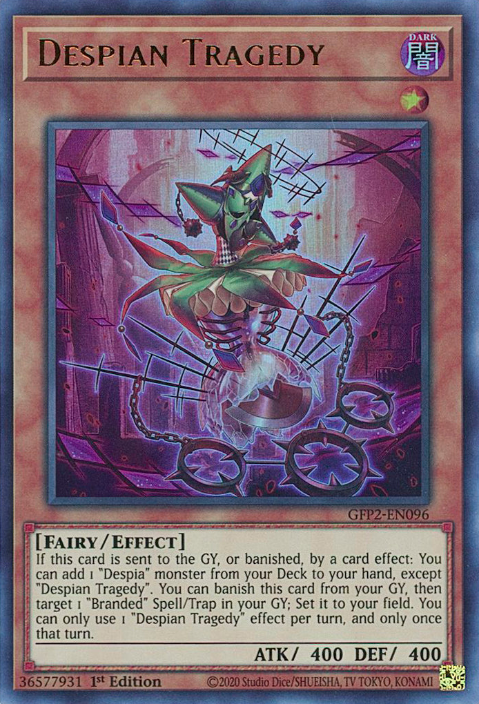 Despian Tragedy [GFP2-EN096] Ultra Rare | Exor Games Bridgewater