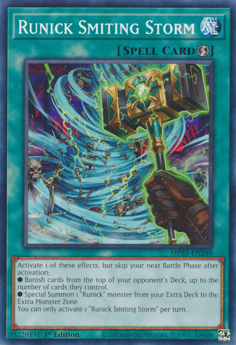 Runick Smiting Storm [MP23-EN248] Common | Exor Games Bridgewater