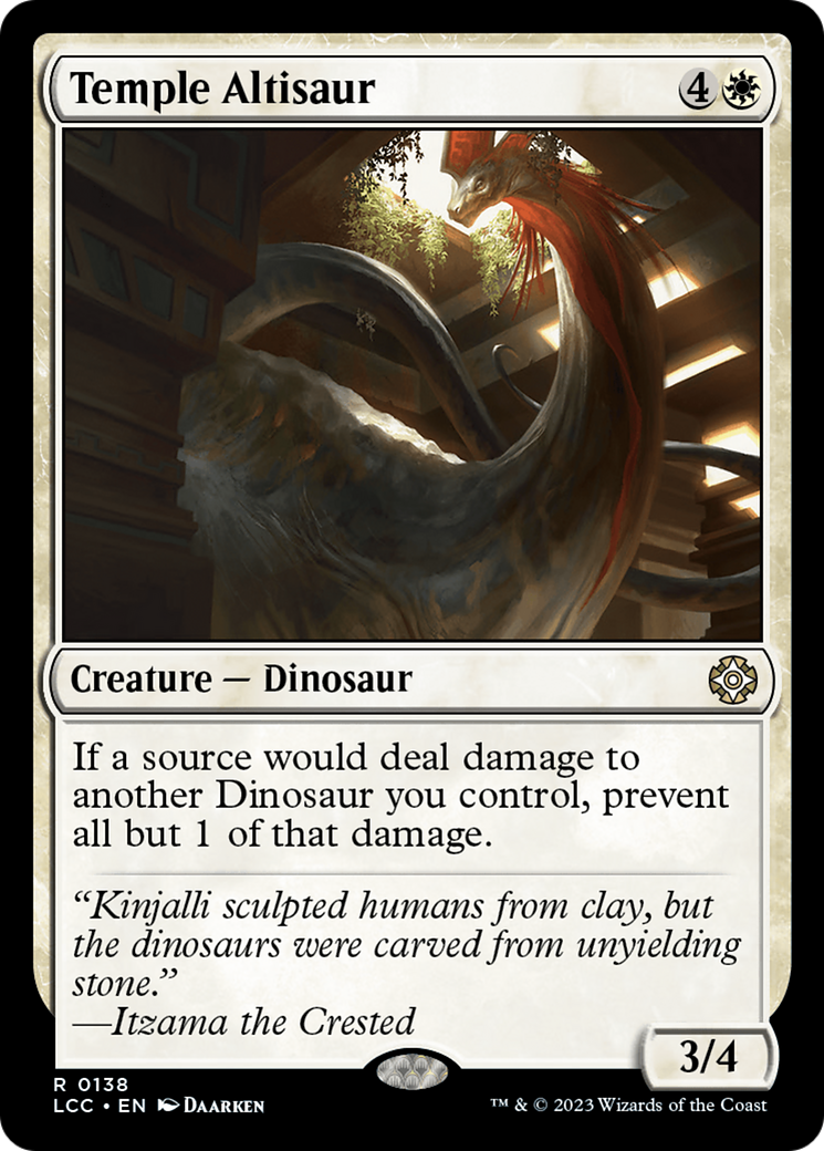 Temple Altisaur [The Lost Caverns of Ixalan Commander] | Exor Games Bridgewater