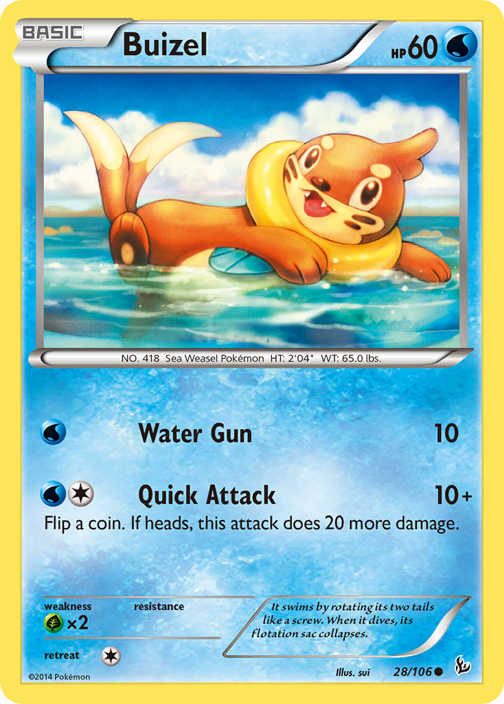 Buizel (28/106) [XY: Flashfire] | Exor Games Bridgewater