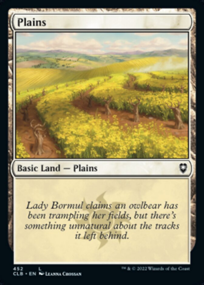 Plains (452) [Commander Legends: Battle for Baldur's Gate] | Exor Games Bridgewater