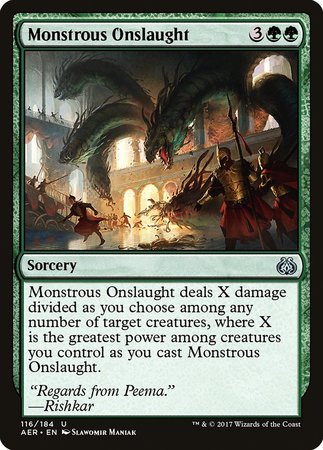 Monstrous Onslaught [Aether Revolt] | Exor Games Bridgewater