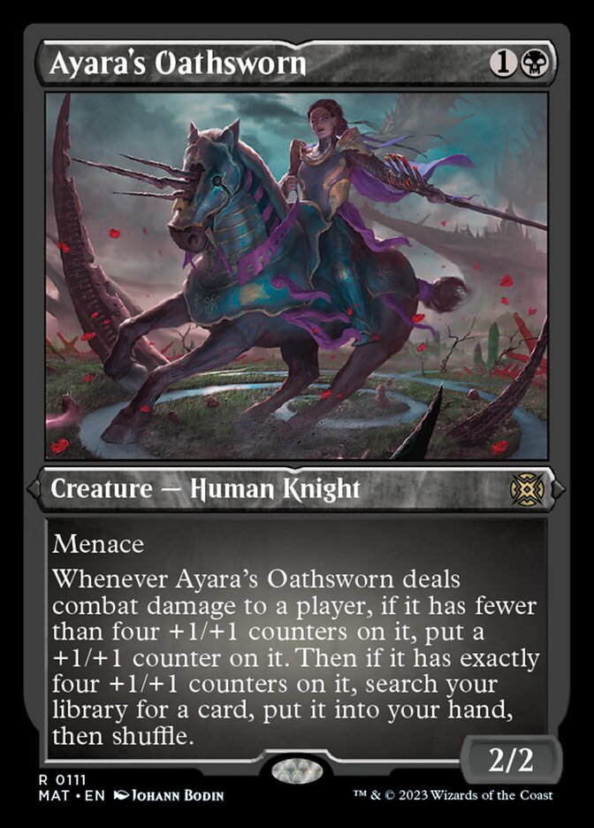 Ayara's Oathsworn (Foil Etched) [March of the Machine: The Aftermath] | Exor Games Bridgewater