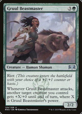 Gruul Beastmaster [Ravnica Allegiance] | Exor Games Bridgewater