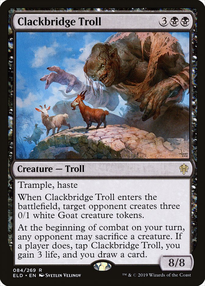 Clackbridge Troll [Throne of Eldraine] | Exor Games Bridgewater