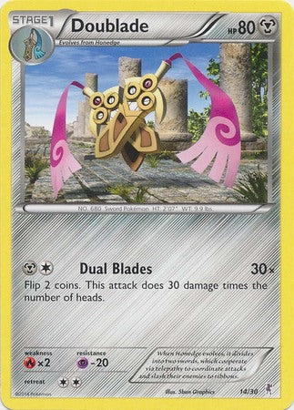 Doublade (14/30) [XY: Trainer Kit 1 - Bisharp] | Exor Games Bridgewater