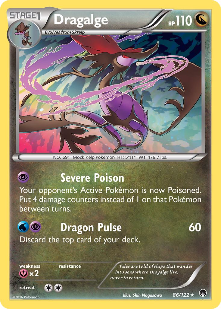 Dragalge (86/122) [XY: BREAKpoint] | Exor Games Bridgewater