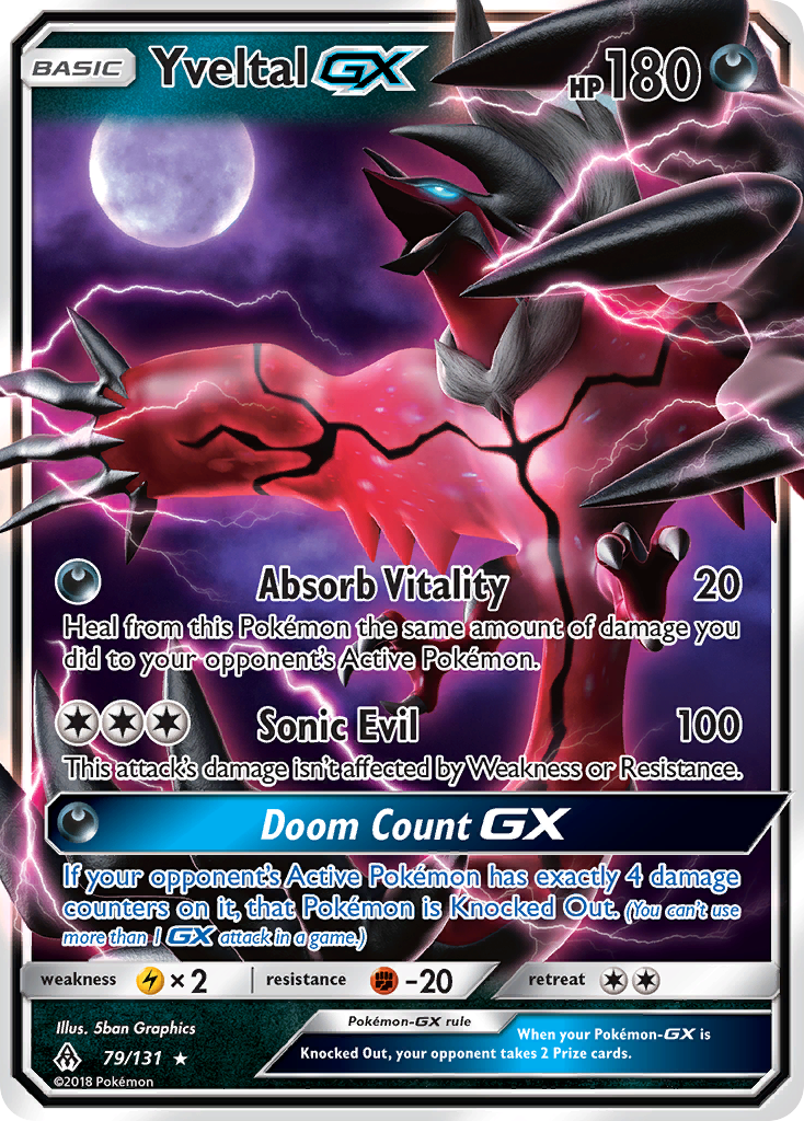 Yveltal GX (79/131) [Sun & Moon: Forbidden Light] | Exor Games Bridgewater