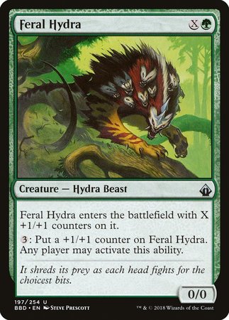 Feral Hydra [Battlebond] | Exor Games Bridgewater