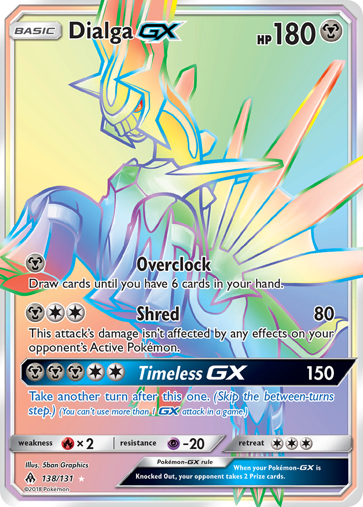 Dialga GX (138/131) [Sun & Moon: Forbidden Light] | Exor Games Bridgewater