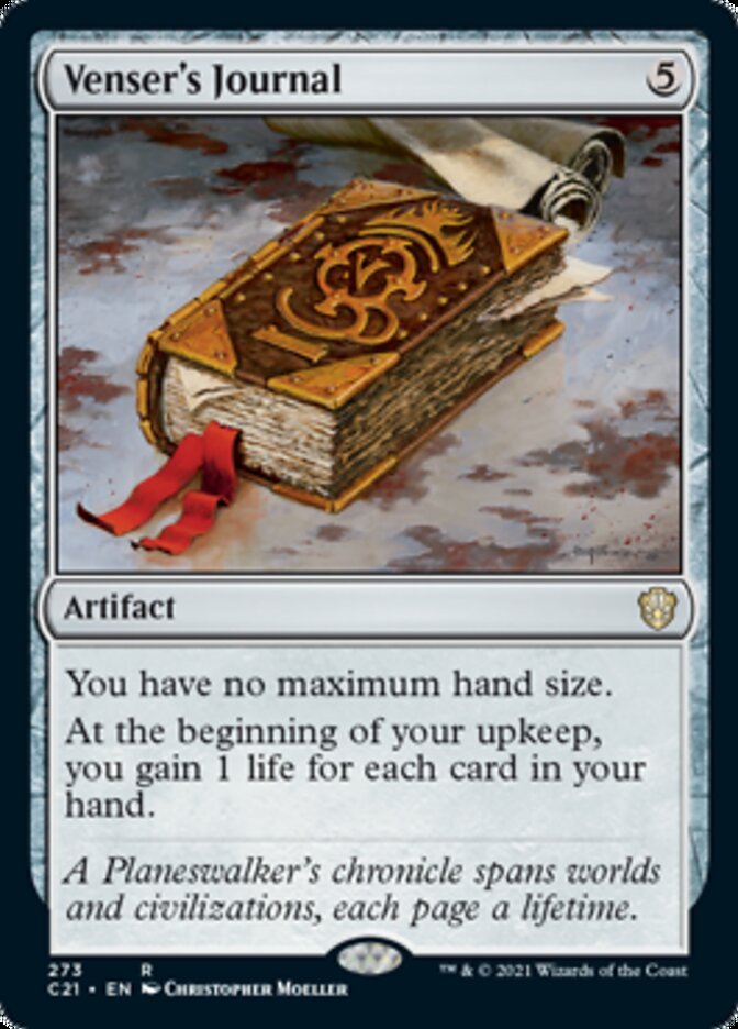 Venser's Journal [Commander 2021] | Exor Games Bridgewater