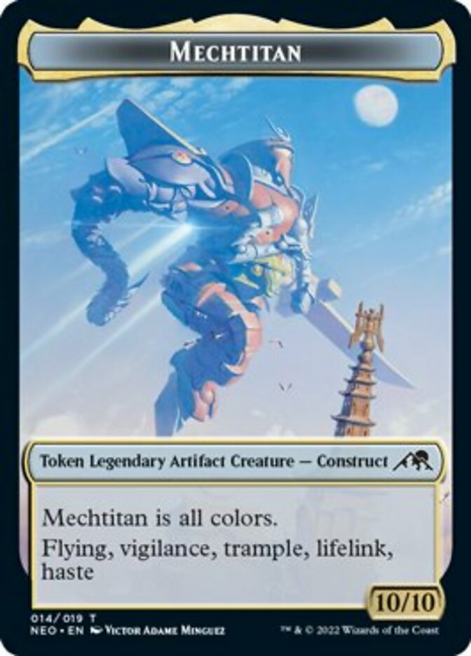 Mechtitan Token [Kamigawa: Neon Dynasty Tokens] | Exor Games Bridgewater