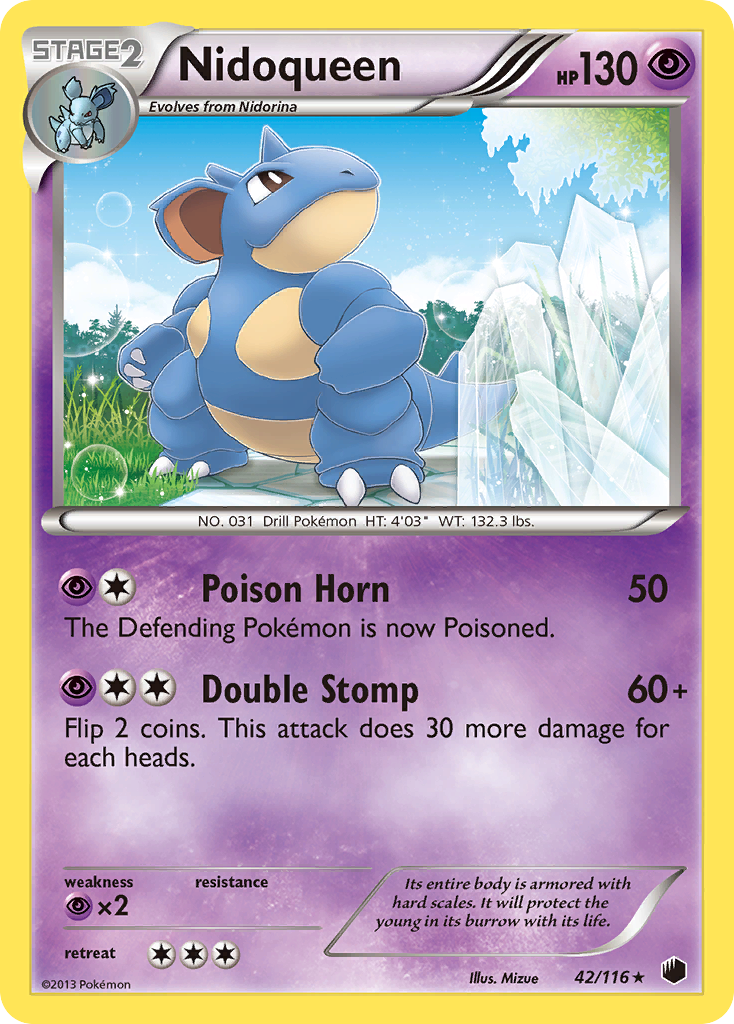 Nidoqueen (42/116) [Black & White: Plasma Freeze] | Exor Games Bridgewater