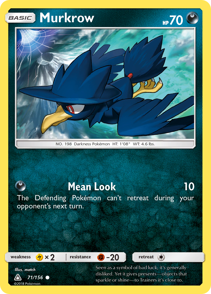 Murkrow (71/156) [Sun & Moon: Ultra Prism] | Exor Games Bridgewater