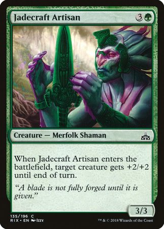 Jadecraft Artisan [Rivals of Ixalan] | Exor Games Bridgewater