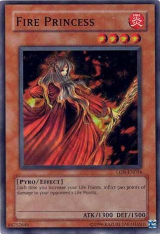 Fire Princess [LON-EN034] Super Rare | Exor Games Bridgewater