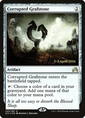 Corrupted Grafstone [Shadows over Innistrad Promos] | Exor Games Bridgewater