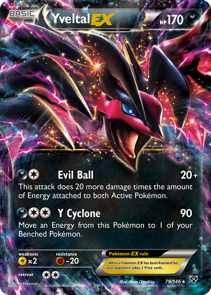 Yveltal EX (79/146) [XY: Base Set] | Exor Games Bridgewater