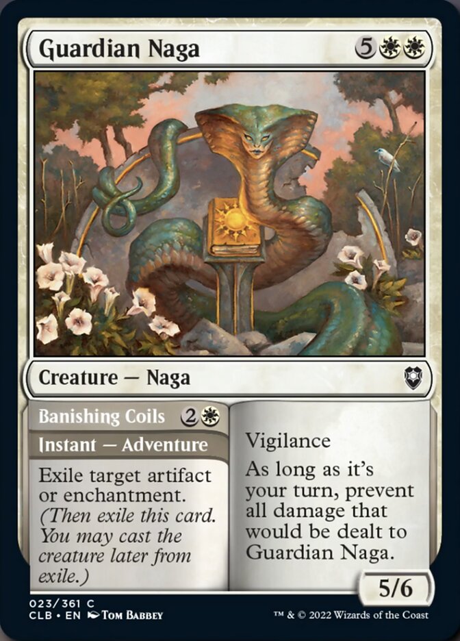 Guardian Naga // Banishing Coils [Commander Legends: Battle for Baldur's Gate] | Exor Games Bridgewater