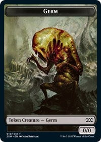 Germ // Human Soldier Double-sided Token [Double Masters Tokens] | Exor Games Bridgewater