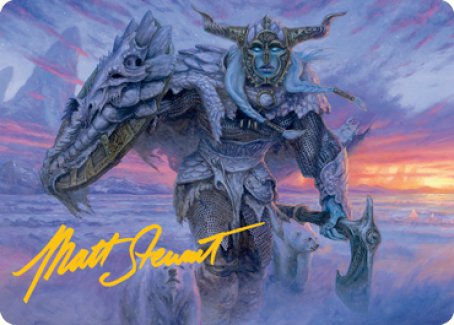 Frost Giant Art Card (Gold-Stamped Signature) [Dungeons & Dragons: Adventures in the Forgotten Realms Art Series] | Exor Games Bridgewater