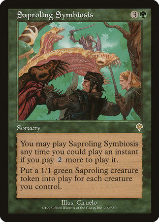 Saproling Symbiosis [Invasion] | Exor Games Bridgewater